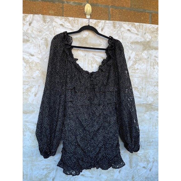 For Love & Lemons  Lelia Mini Dress in Black size XL - Picture 8 of 12